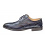 Pantofi barbati din piele naturala bleumarin 993BLM